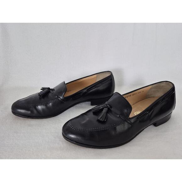 SALVATORE FERRAGAMO Men\'s Size 10 D Leather Tassel Loafer main image 9